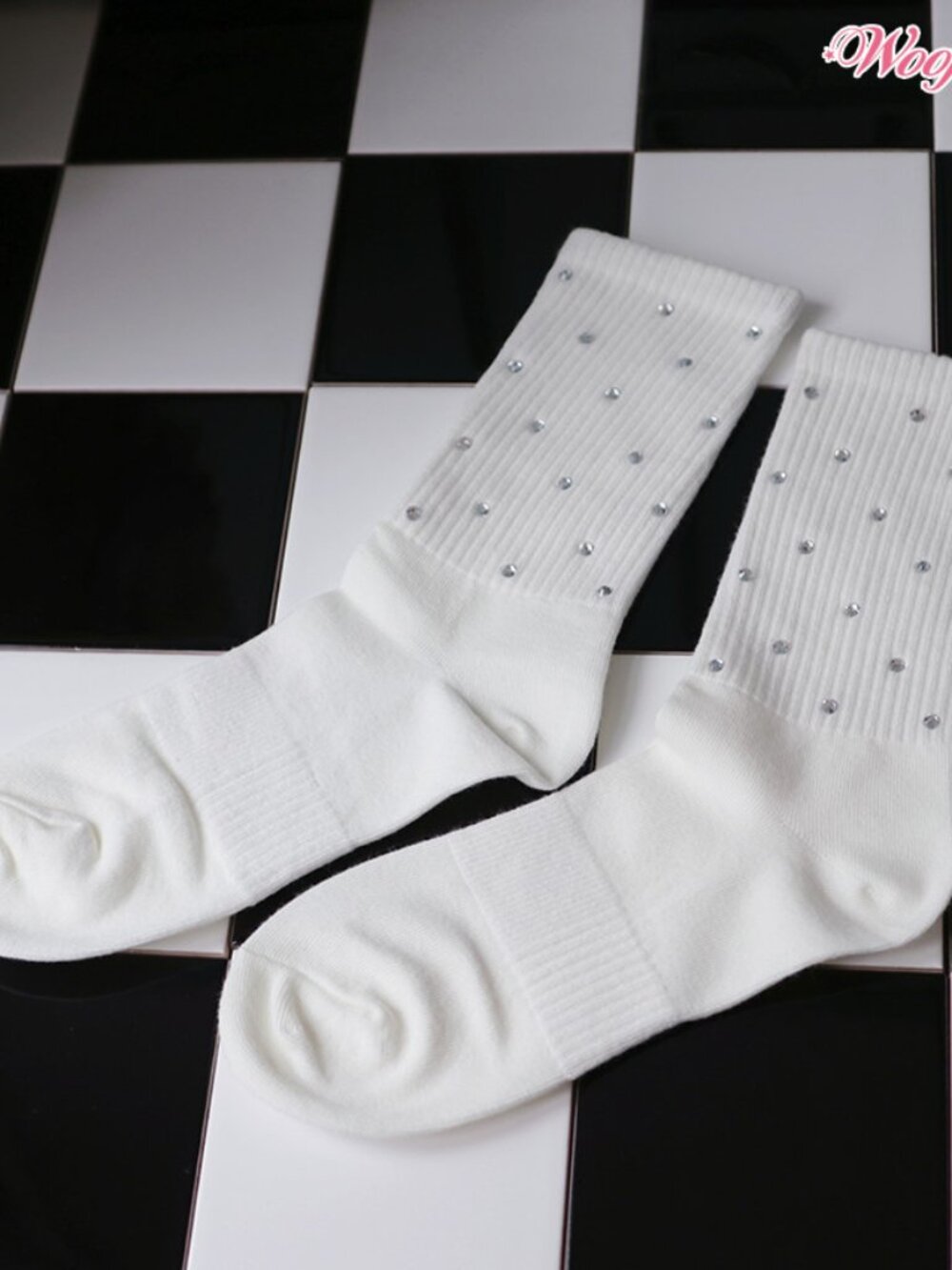 Bling Bling Socks by Wooflink (For Humans) White - NEW!!